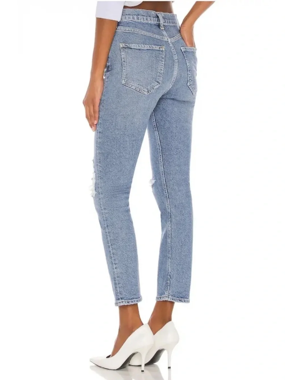 AGOLDE Riley High Rise Straight Crop Jeans - Picture 3 of 12